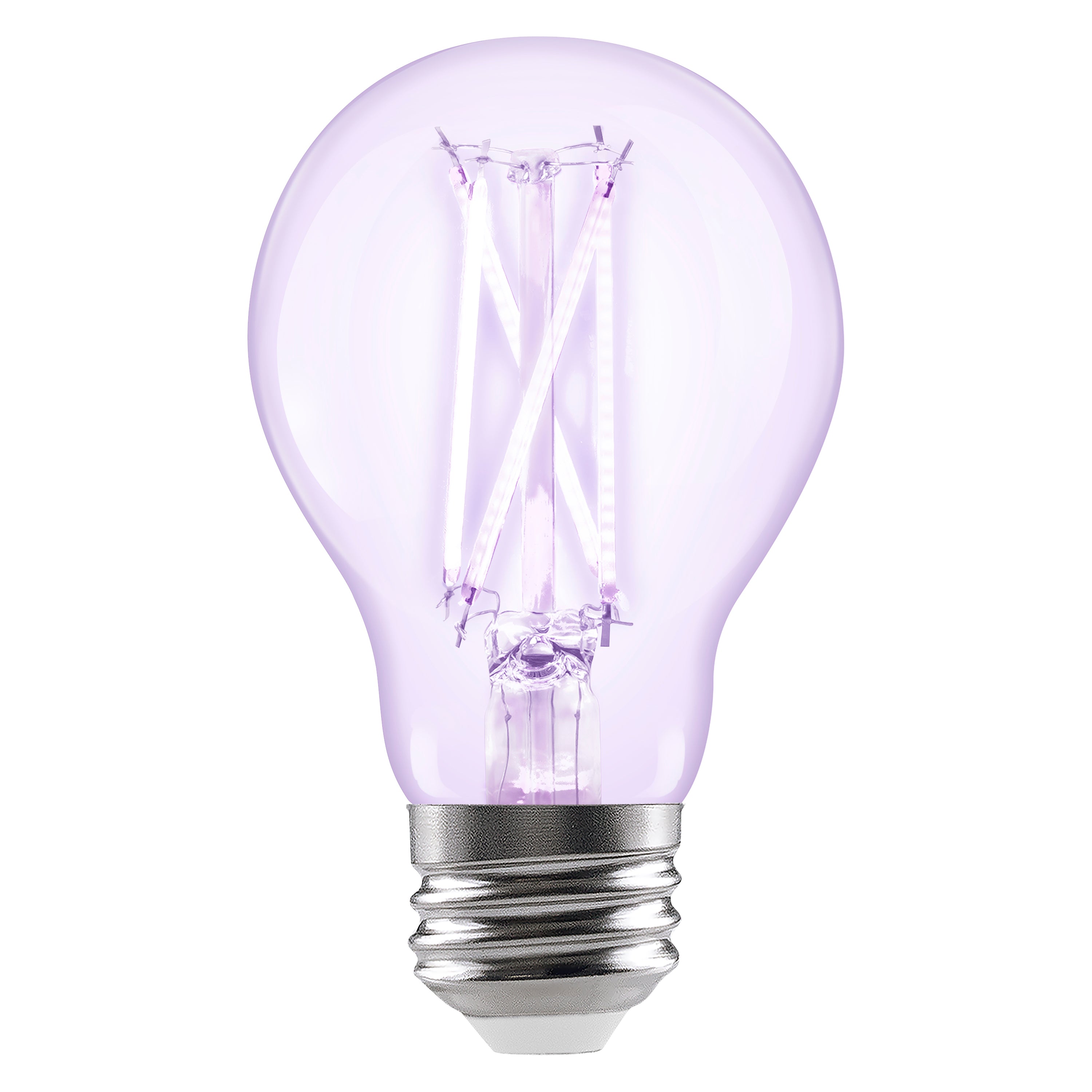 SYLVANIA Black Light LED Light Bulb, 7W, A19, Medium Base, Clear - 1 PK